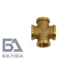 Крестовина латунная Ду 15 мм 1/2 "