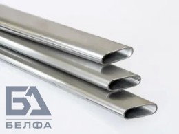 Плоскоовальная труба 20x10x1 мм