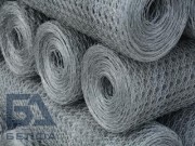 Сетка Манье крученая 100х100x0.6 мм рулон 2.5х10 м оцинкованная