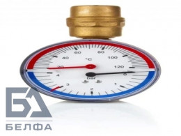 Термометр 100 мм TA8 0до650 из нержавеющей стали